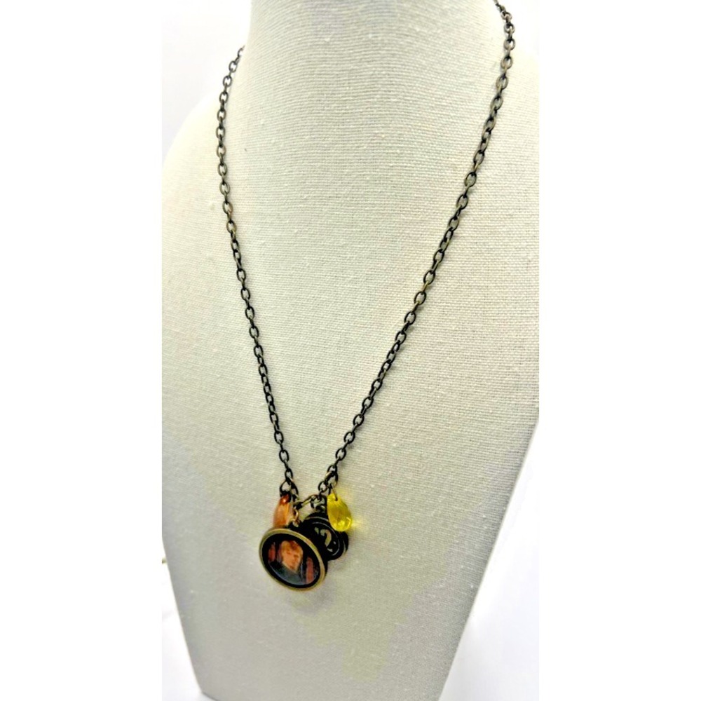 Hunger Games Necklace Peeta Medallion District 12 Official Lionsgate Official - Picture 2 of 14